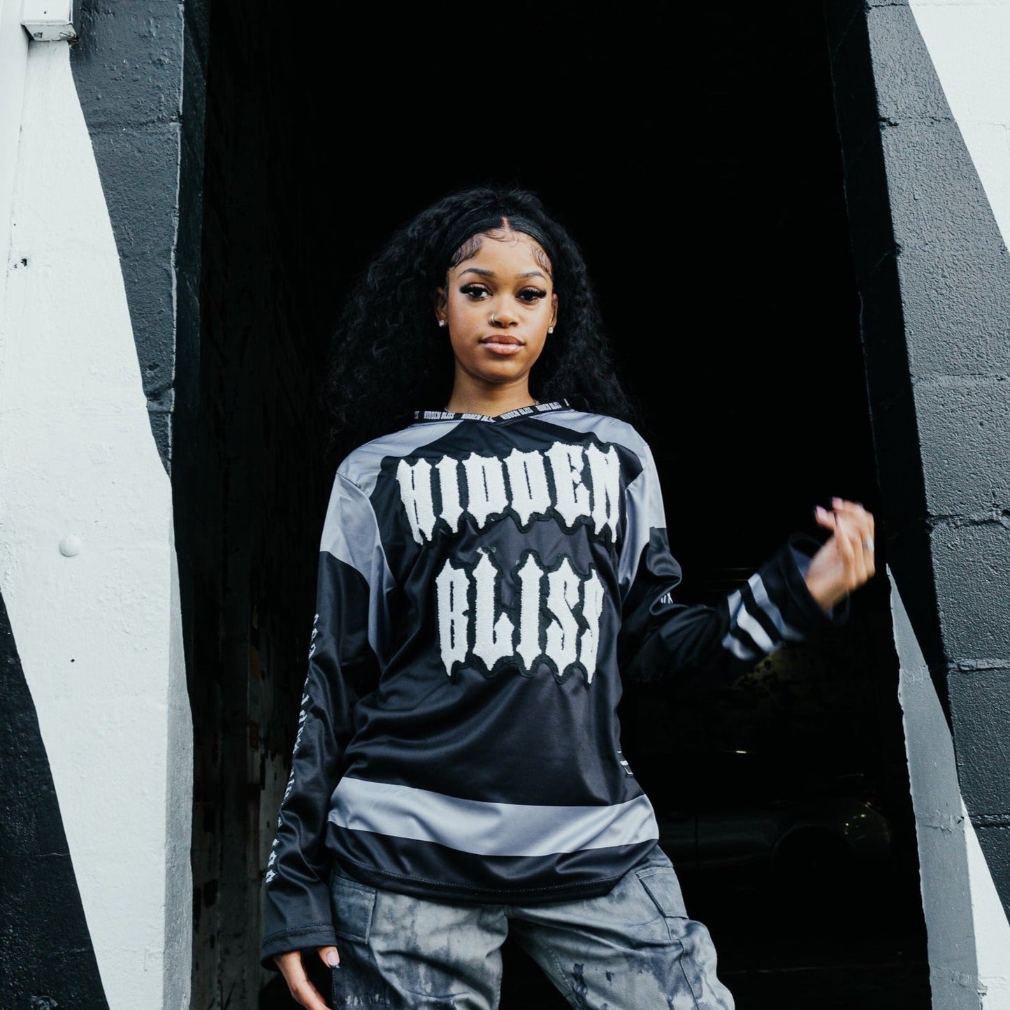"The League" Hockey Jersey - Black