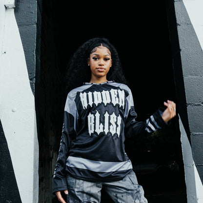 "The League" Hockey Jersey - Black