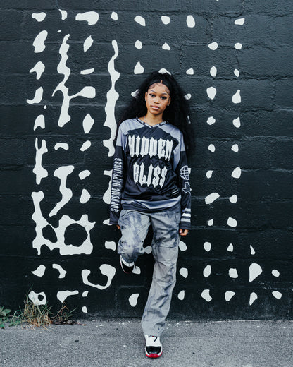 "The League" Hockey Jersey - Black