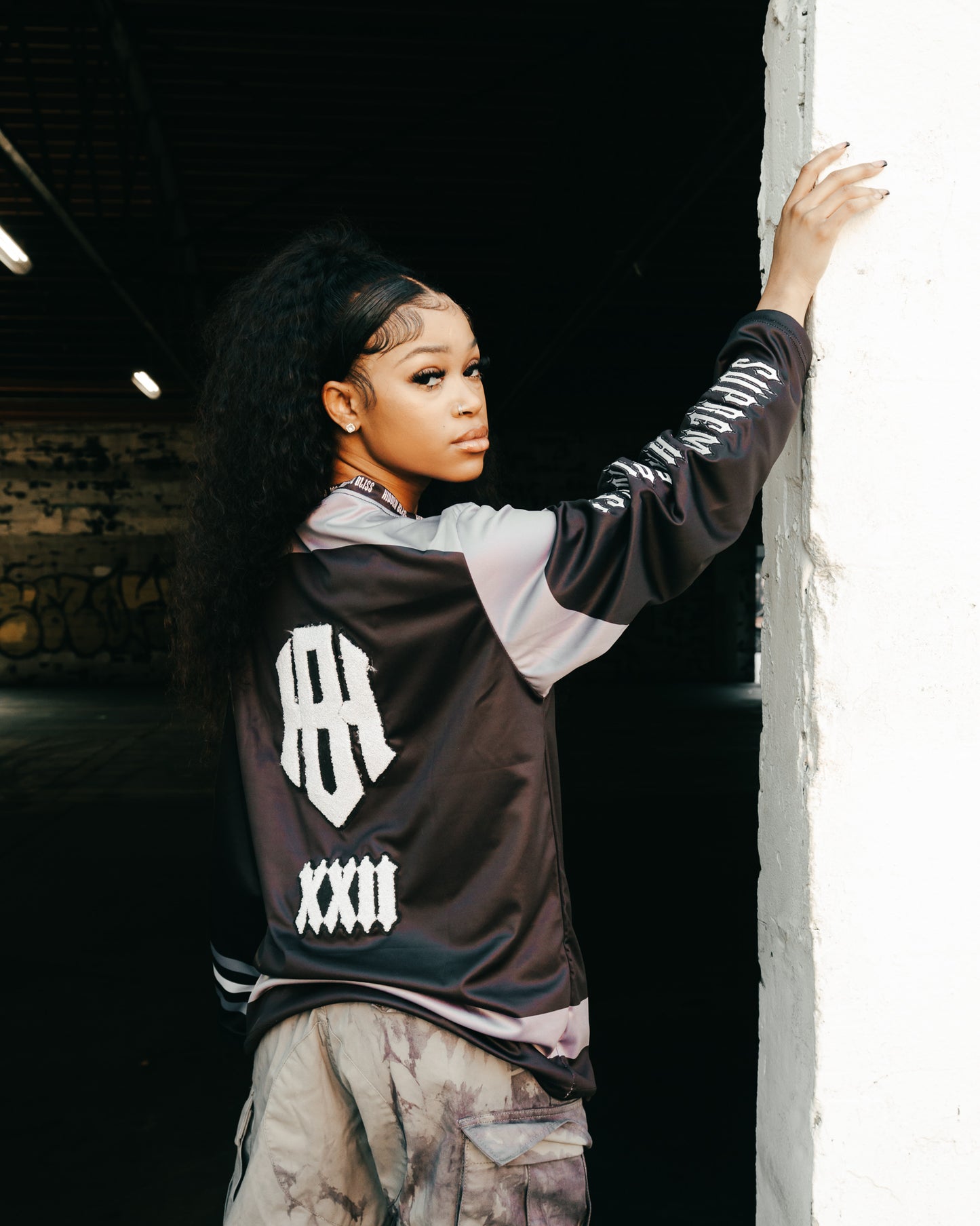 "The League" Hockey Jersey - Black